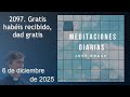 MEDITACIÓN de HOY SÁBADO 6 DICIEMBRE 2025 | EVANGELIO DE HOY | DON JOSÉ BRAGE | MEDITACIONES DIARIAS