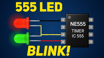 Amazing Blinking LEDs Using NE555 || Simple Circuit!