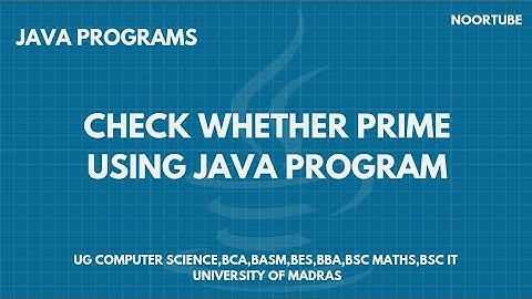 prime number checking program in Java