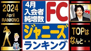 👑JSファンクラブ増加数👑2024年4月👑 SnowMan✨トラジャ✨timelesz✨中島健人✨なにわ男子✨SixTONES✨キンプリ✨