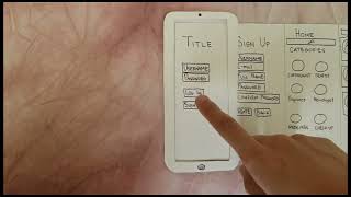 Mobile Application Design: Paper Prototype