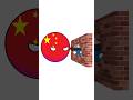 I built a wall 🧱 #countryballs #animationmemes #memesongs #countryhumans #shorts #meme