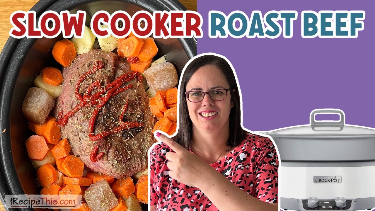 Slow Cooker Roast Beef (how to make roast beef in the crockpot) - YouTube