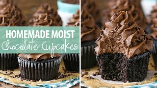 These moist chocolate cupcakes are completely from scratch and full of
flavor! the cupcake is so moist, it melts in your mouth frosting ...