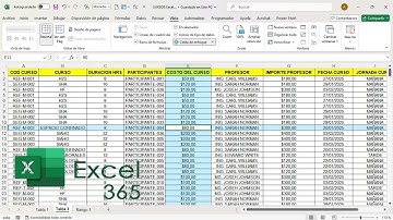 Cómo Resaltar Fila y Columna de la Celda Activa con Tan Solo Un Clic en Excel.