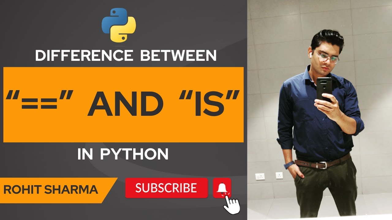 Difference between == and IS operator in python || == vs is in python ...
