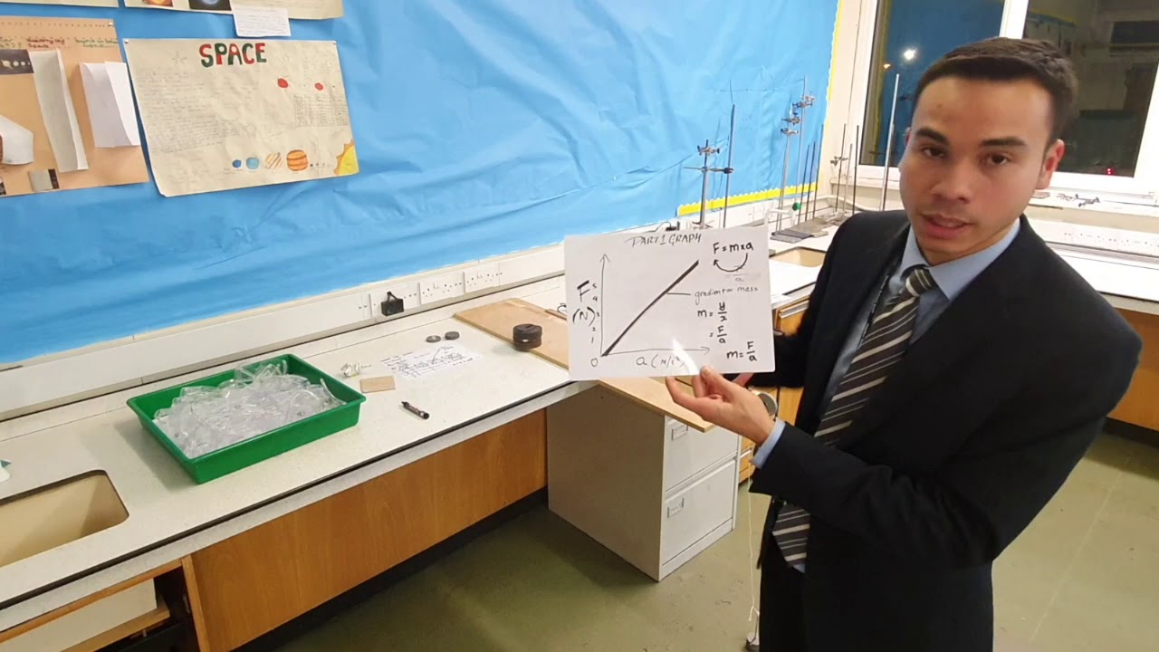 AQA GCSE Physics Required Practical - Acceleration (F=ma) - YouTube