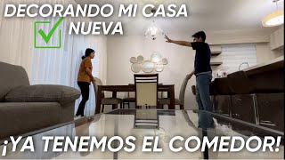 ASÍ VA QUEDANDO NUESTRA CASA❤ ¡YA TENEMOS EL COMEDOR!