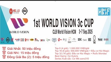 [TV]   BAO PHƯƠNG VINH vs TRẦN QUYẾT CHIẾN  ( CHUNG  KẾT) | Giải 3C WORLD VISION CUP 2025