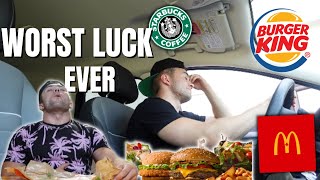 LETTING THE PERSON IN FRONT OF ME DECIDE WHAT I EAT FOR 24 HOURS!!