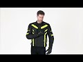 Chaqueta de moto Arista Black Interperie video