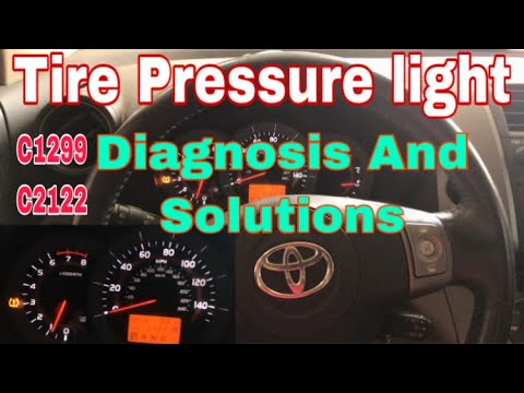 How To Turn Off/Reset Tire Pressure (TPMS) light in Toyota RAV4