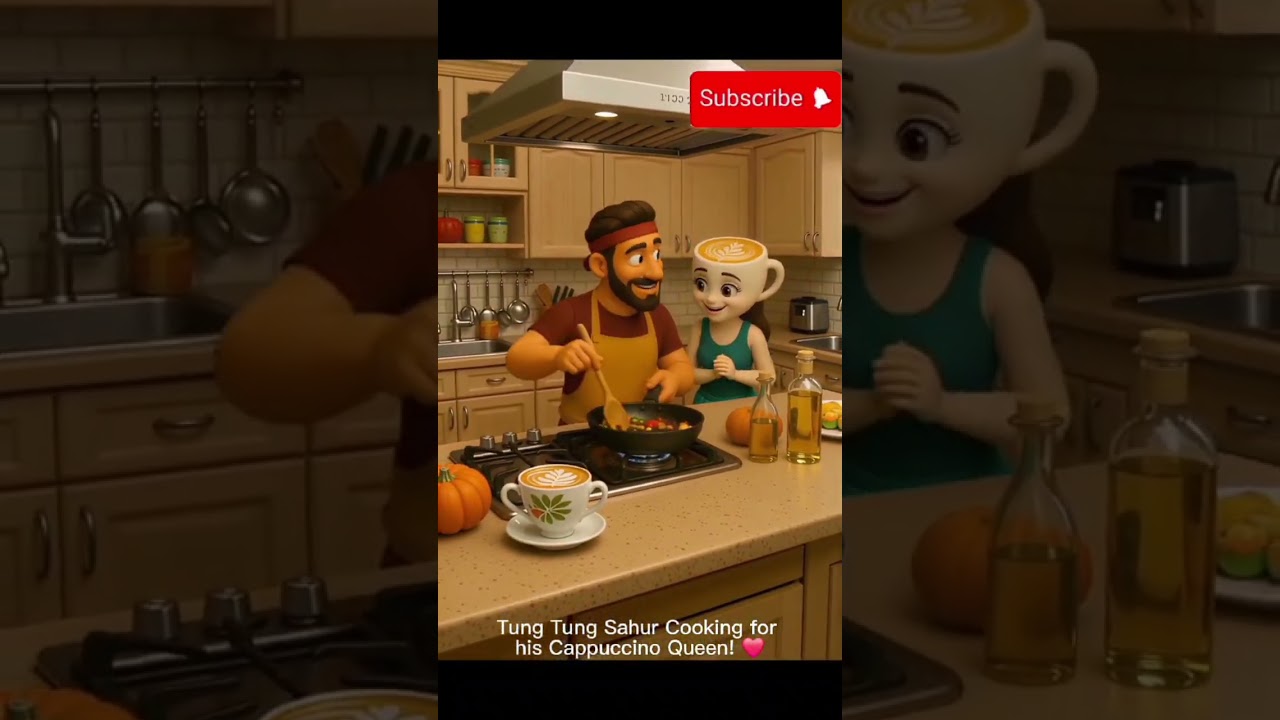 Tung Tung Sahur & Ballerina Cappuccino's BRAINROT Cooking Challenge! 🤣🍝