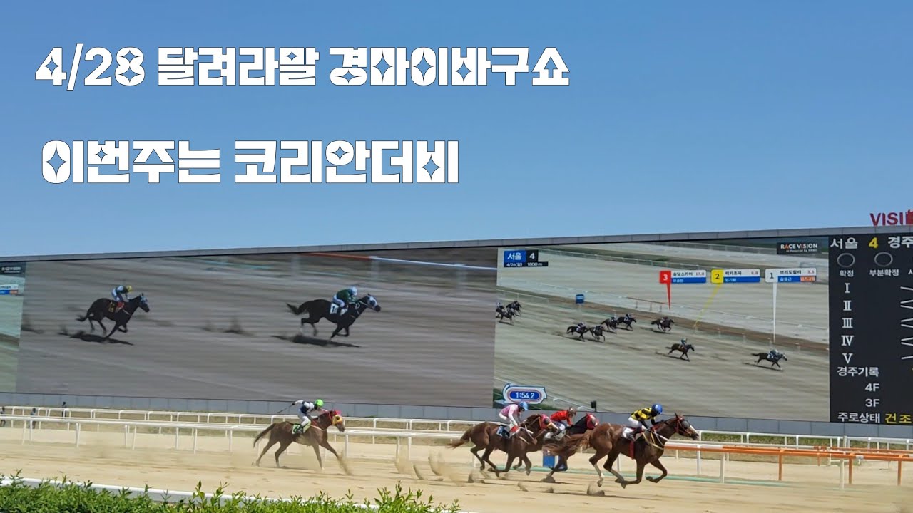 요즘대상경주가 빵빵하게 터지는데 이번코리안더비는 어떨지~