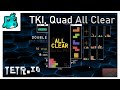 Tetrio multiplayer  tki into quad all clear