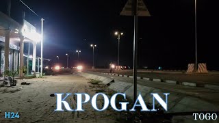 Togo, Kpogan la nuit, 9 mai 2024