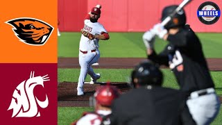 #4 Oregon State vs Washington State Highlights | 2022 College Baseball Highlights