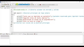Imprimir textos en C++ usando Printf - Dev C++