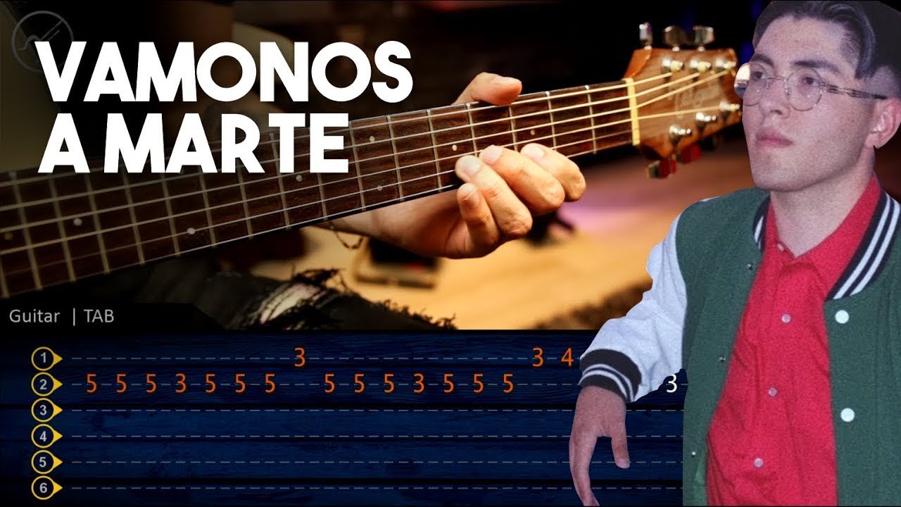 Vámonos a Marte - Kevin Kaarl PUNTEO TABS Guitarra Cover | Acordes