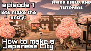 Beginners Guide to city Islands//SERIES//EPISODE 1//Japan city//Animal Crossing:New Horizons