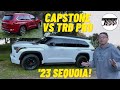 Comparing 2023 Sequoia TRD Pro vs Capstone: I Compare & You Decide!