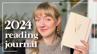2024 READING JOURNAL | Set up my reading journal with me!