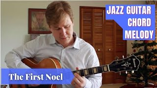 Video voorbeeld van "The First Noel - Solo Jazz Guitar Chord Melody"