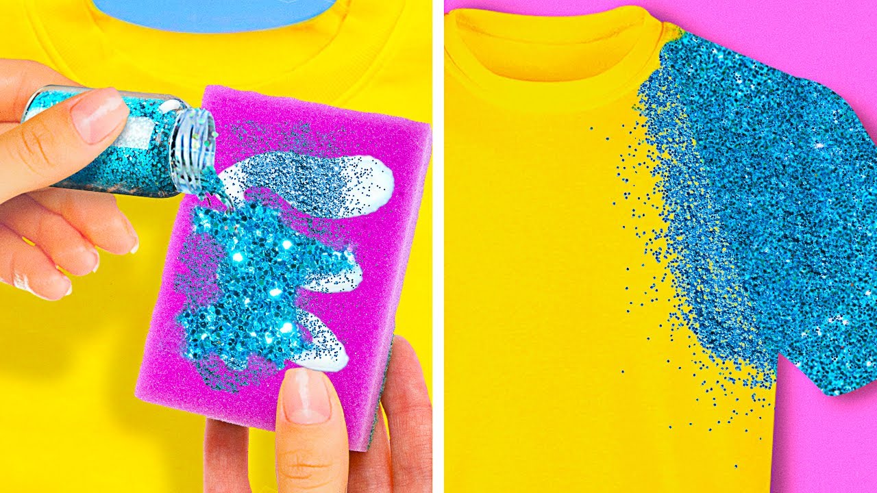TRASH INTO TREASURE || SIMPLE WAYS TO DECORATE YOUR OLD T-SHIRT