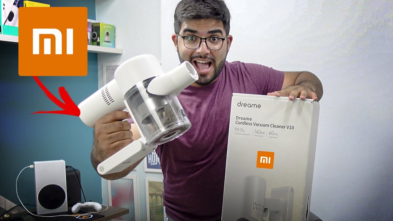 Conheça o ASPIRADOR DE PÓ DA XIAOMI que parece DO FUTURO! O que ele faz de diferente? 😂