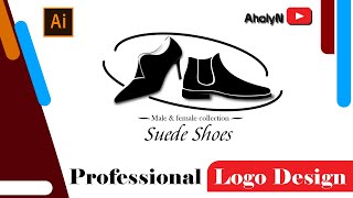 Shoes Collection logo Design: Adobe Illustrator screenshot 1