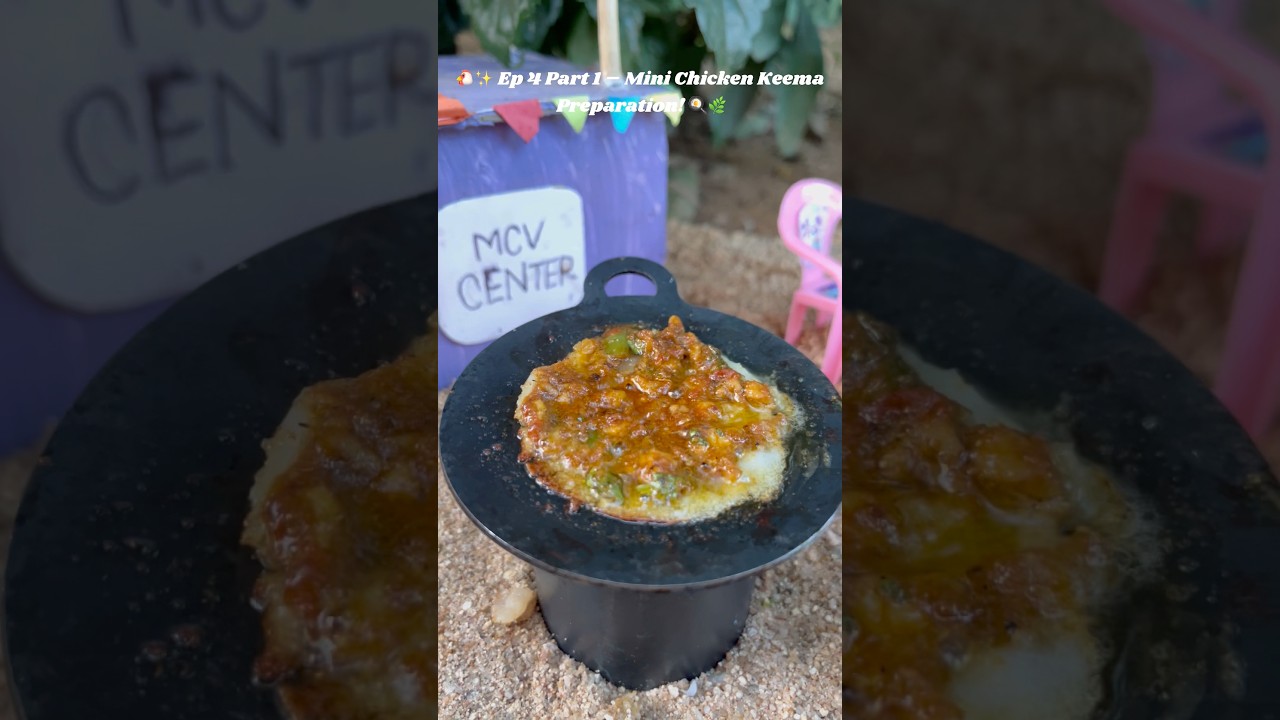 🐔✨ Ep 4 Part 1 – Mini Chicken Keema Preparation! 🍳🌿