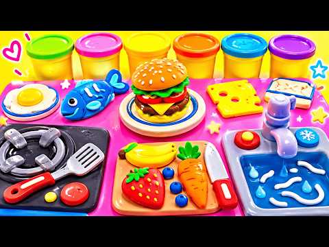 Забавные поделки: мини-кухня для кукол из пластилина 🍳✨