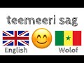 Teemeeri sag - Angale + Wolof