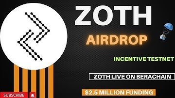 Zoth Airdrop | Zoth Testnet Airdrop Full Tutorials | $2.5 Millions Funding Airdrop.
