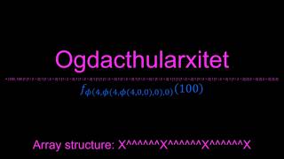 Ultimate List Of Very Large Numbers Part 3 Of 4 Googology (2018) Created By Douglas Shamlin Jr.