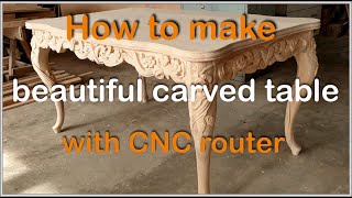 How to make beautiful table with CNC router