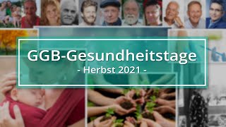 Online-Gesundheitstage der GGB im Herbst 2021