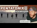 PENTATONIX Hallelujah reaction! First time! I watch and react to PTX for the first time! Emotional !