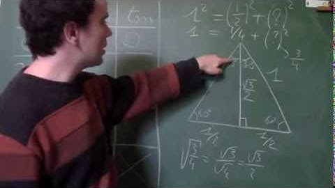 Angles particuliers 3 : 30° et 60° (Trigonométrie XV)