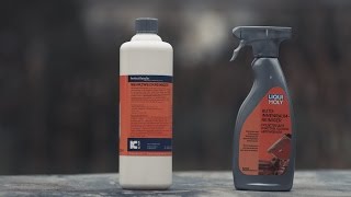 Koch Chemie MEHRZWECKREINIGER VS Liqui Moly Auto-Innenraum-Reiniger.