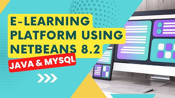 E Learning Using Java & MySQL | Netbeans 8.2 | Complete Code