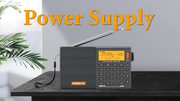 XHDATA D-808  About power supply