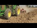 Massive deep ripping pulled by john deer demonstration  agriculture machineries eps12