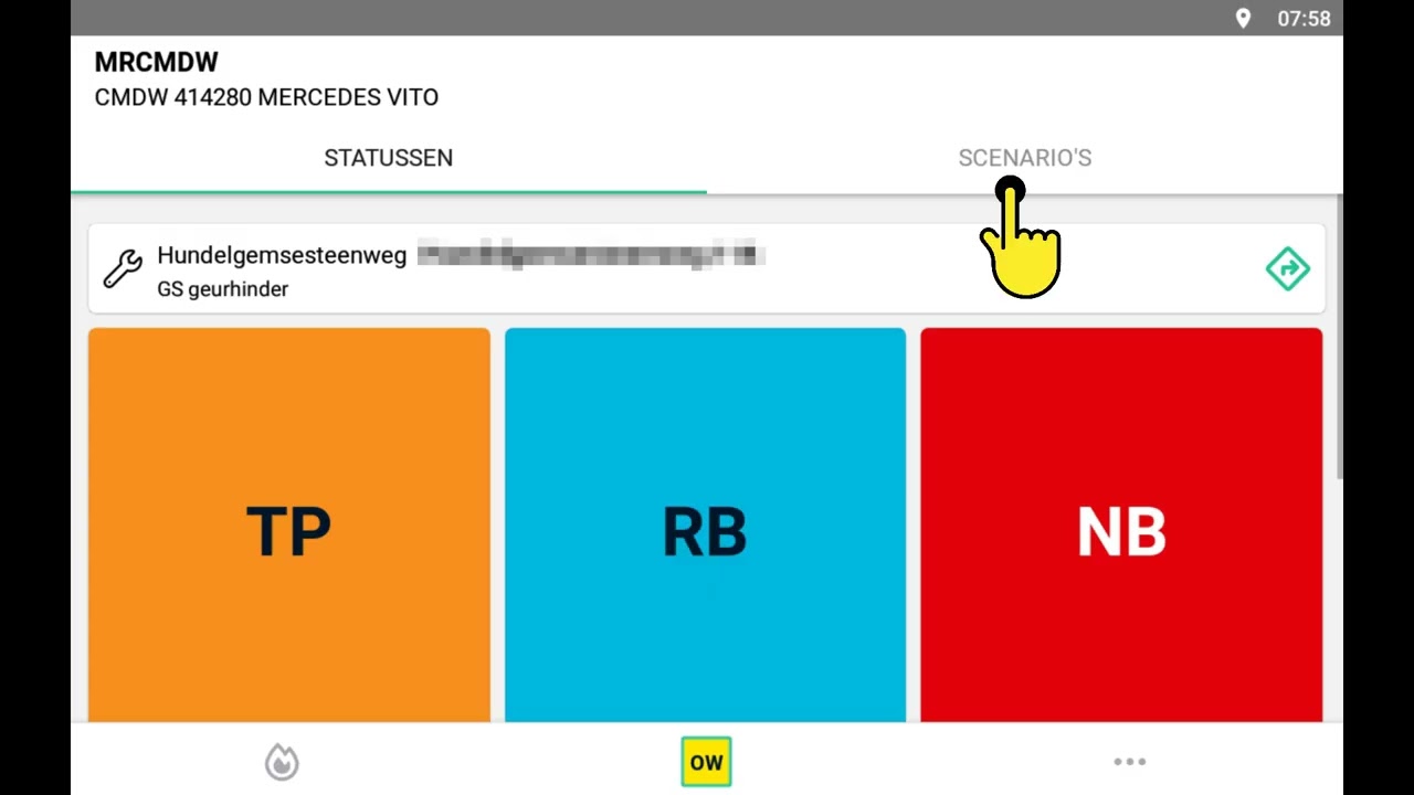 Gebruik tablet GPS   GID