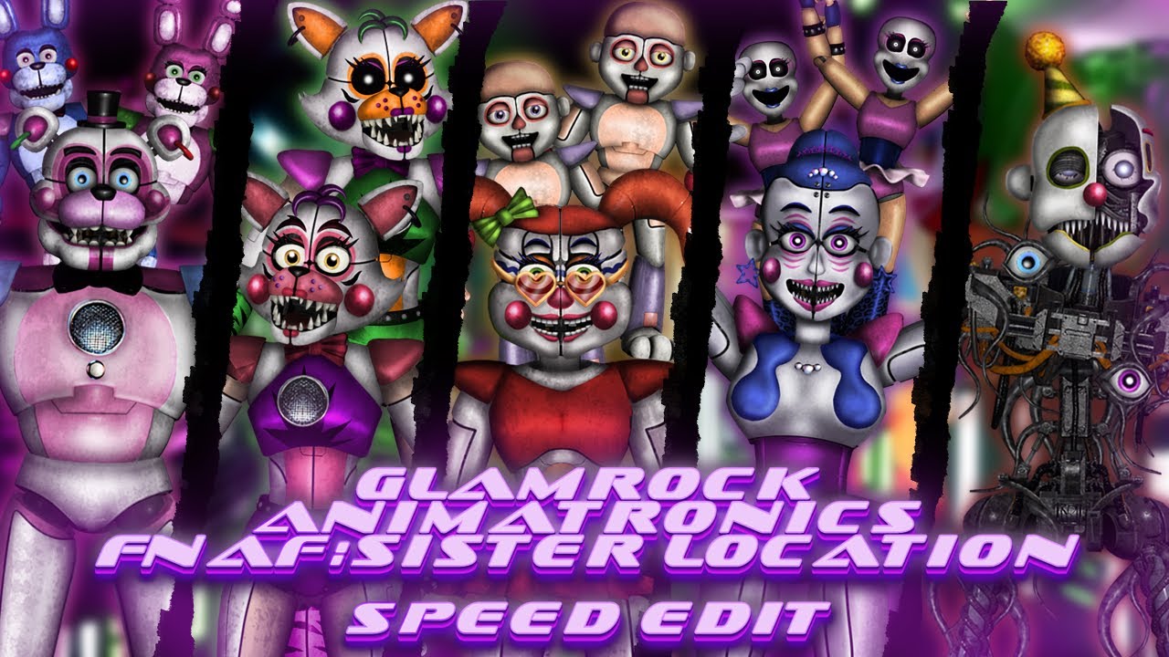 Nightmare Animatronics FNaF:Security Breach by LivingCorpse7 on