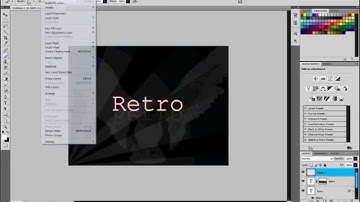 Photoshop Cs4 Text Reflection
