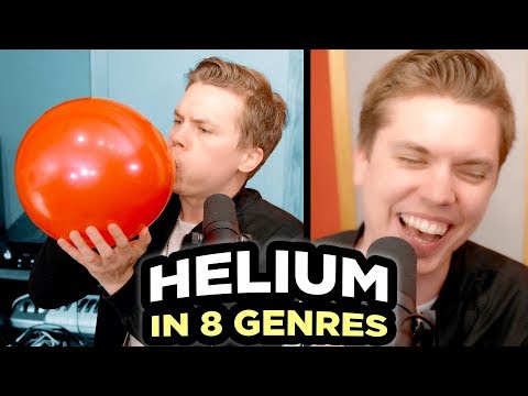 SINGING WITH HELIUM IN 8 GENRES