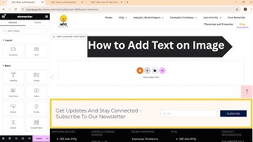 How to Add Text on Image in WordPress  Elementor Tutorial for Beginners