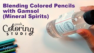 Gamsol Colored Pencil Blending Kit Odorless Mineral Spirits 