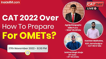 How To Prepare For OMETs? Ft. IIFT Delhi, SIBM Pune & XLRI Jamshedpur Students